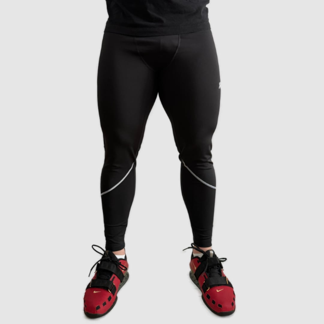 Second Pull Tights black weightlifting tights men Super Weightlifting
