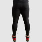 Second Pull Tights black weightlifting tights back view Super Weightlifting